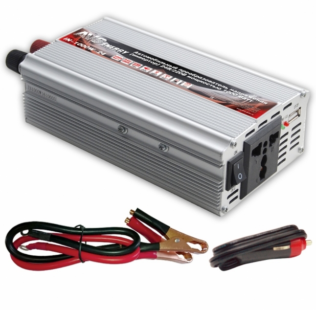 Автомобильный инвертор AVS 24/220V IN-1000W-24 Автомобильный инвертор AVS 24/220V IN-1000W-24