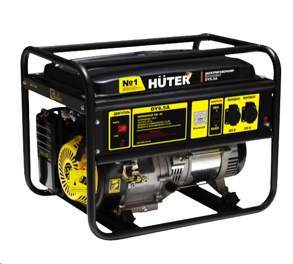 Бензиновый генератор Huter DY6.5A Бензиновый генератор Huter DY6.5A