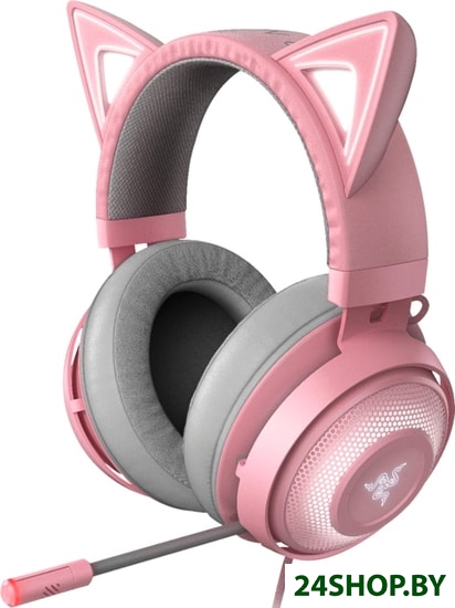 Наушники Razer Kraken Kitty (розовый) Наушники Razer Kraken Kitty (розовый)