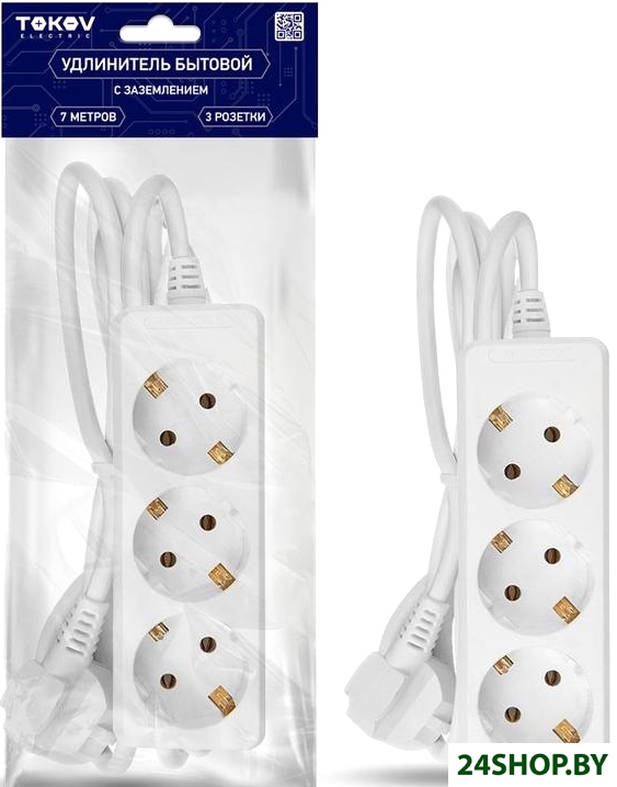 Удлинитель Tokov Electric TKE-C01-BU3-7-1-Z Удлинитель Tokov Electric TKE-C01-BU3-7-1-Z