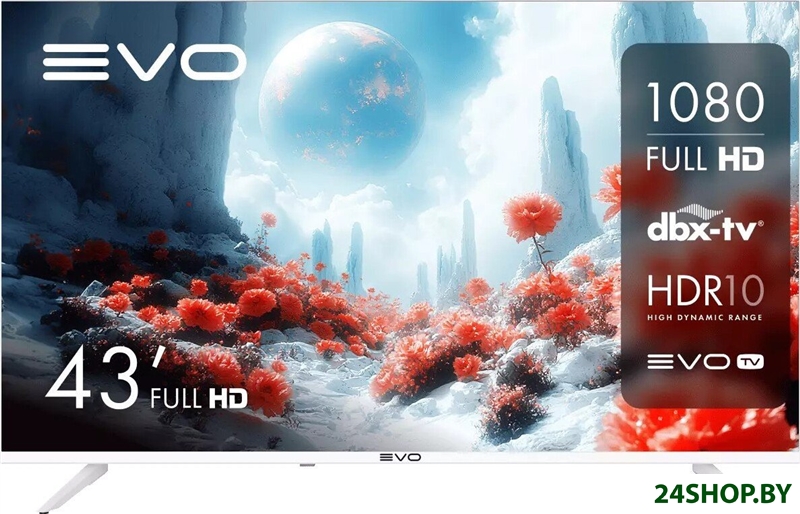 Телевизор Evo TV 43 White TD0051750RU Телевизор Evo TV 43 White TD0051750RU