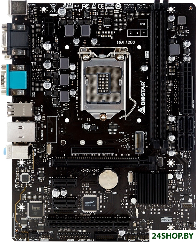 Материнская плата BIOSTAR H410MHG Ver. 6.0 Материнская плата BIOSTAR H410MHG Ver. 6.0