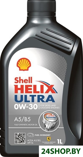 Моторное масло Shell Helix Ultra A5/B5 0W-30 1л Моторное масло Shell Helix Ultra A5/B5 0W-30 1л