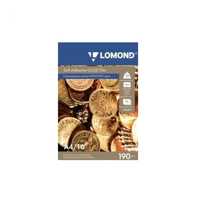 Самоклеящаяся пленка LOMOND Self-Adhesive Golg Film A4 10 листов (1703471) Самоклеящаяся пленка LOMOND Self-Adhesive Golg Film A4 10 листов (1703471)