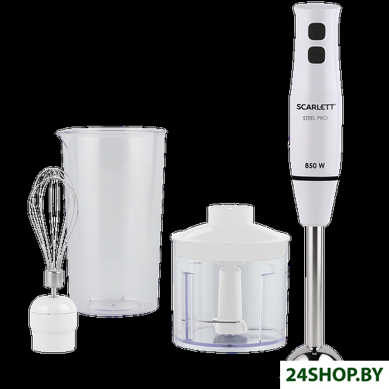Блендер погружной SCARLETT SC-HB42F06 (белый) Блендер погружной SCARLETT SC-HB42F06 (белый)