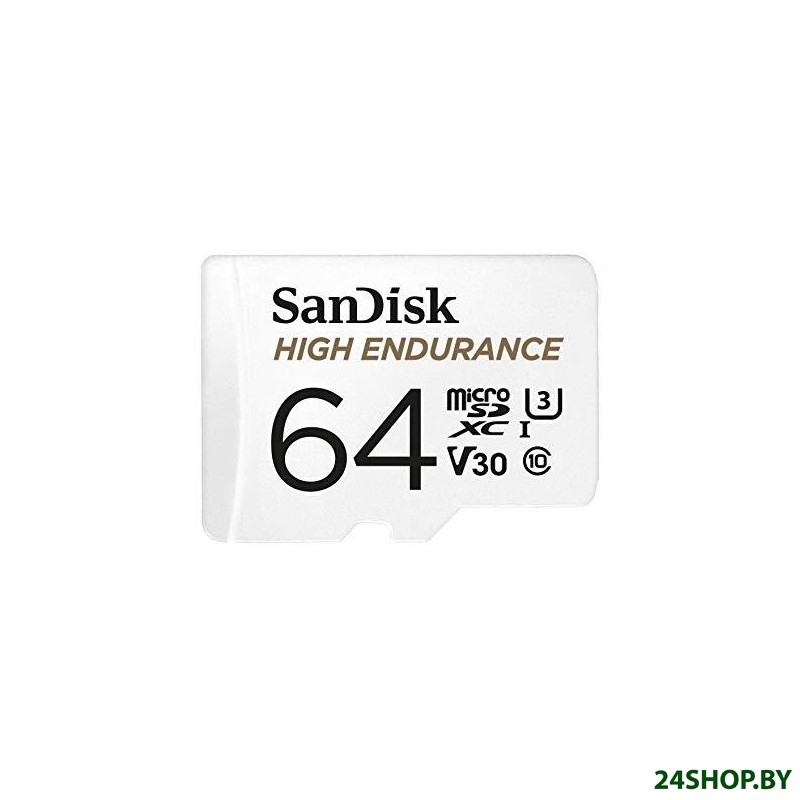 Карта памяти SanDisk High Endurance microSDXC SDSQQNR-064G-GN6IA 64GB (с адаптером) Карта памяти SanDisk High Endurance microSDXC SDSQQNR-064G-GN6IA 64GB (с адаптером)