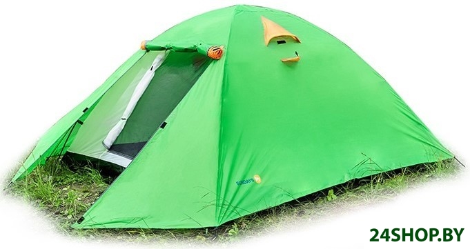 Треккинговая палатка Sundays ZC-TT007-4P v2 (зеленый/желтый) Треккинговая палатка Sundays ZC-TT007-4P v2 (зеленый/желтый)