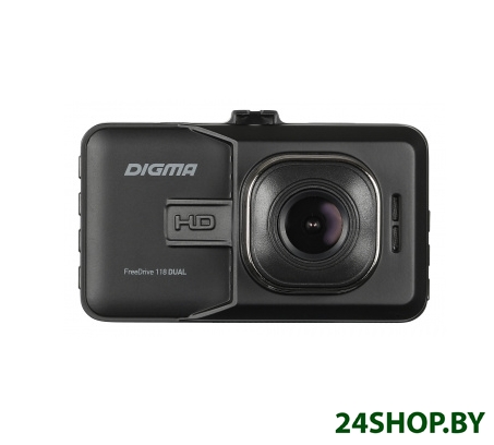 Видеорегистратор DIGMA FreeDrive 118 DUAL (черный) Видеорегистратор DIGMA FreeDrive 118 DUAL (черный)