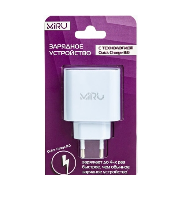 Сетевое зарядное устройство Miru 5026 (белый) Сетевое зарядное устройство Miru 5026 (белый)