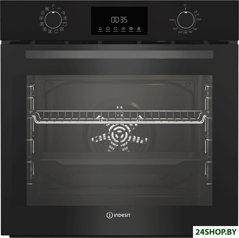 Электрический духовой шкаф Indesit IBFTE 3844 J BL Электрический духовой шкаф Indesit IBFTE 3844 J BL
