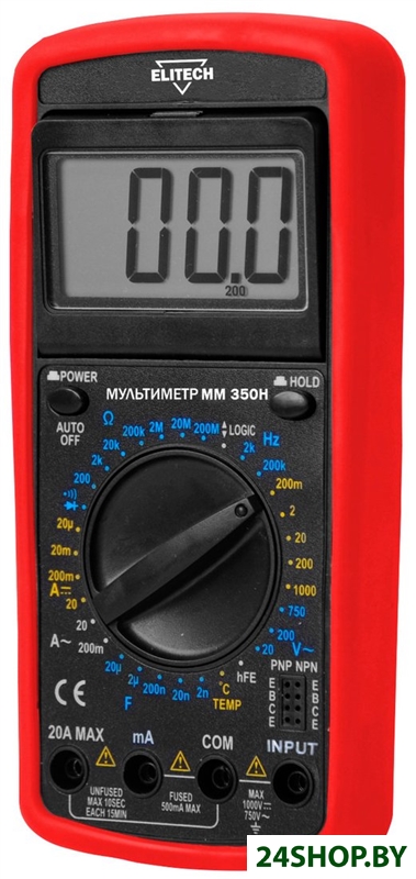 Мультиметр ELITECH ММ 350Н Мультиметр ELITECH ММ 350Н