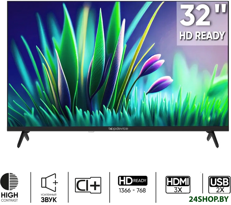 Телевизор Topdevice Frameless TDTV32CN04H_BK Телевизор Topdevice Frameless TDTV32CN04H_BK