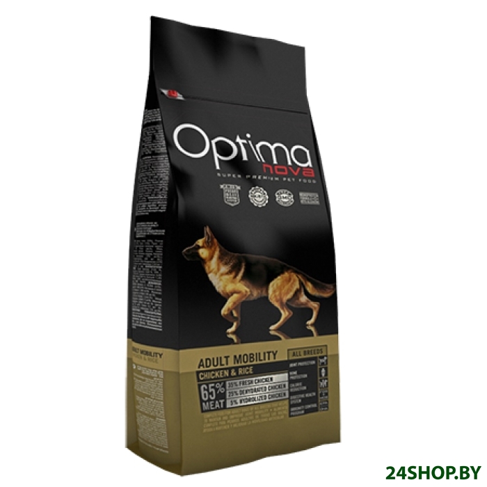 Сухой корм для собак Optimanova Adult Mobility Chicken and Rice 12 кг Сухой корм для собак Optimanova Adult Mobility Chicken and Rice 12 кг