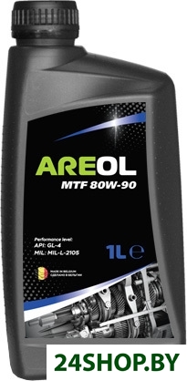 Трансмиссионное масло Areol MTF 80W-90 1л Трансмиссионное масло Areol MTF 80W-90 1л
