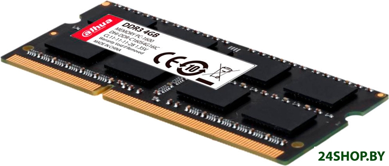 Оперативная память Dahua 8ГБ DDR3 SODIMM 1600 МГц DHI-DDR-C160S8G16 Оперативная память Dahua 8ГБ DDR3 SODIMM 1600 МГц DHI-DDR-C160S8G16