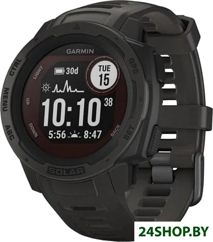 Умные часы Garmin Instinct Solar (графит) Умные часы Garmin Instinct Solar (графит)