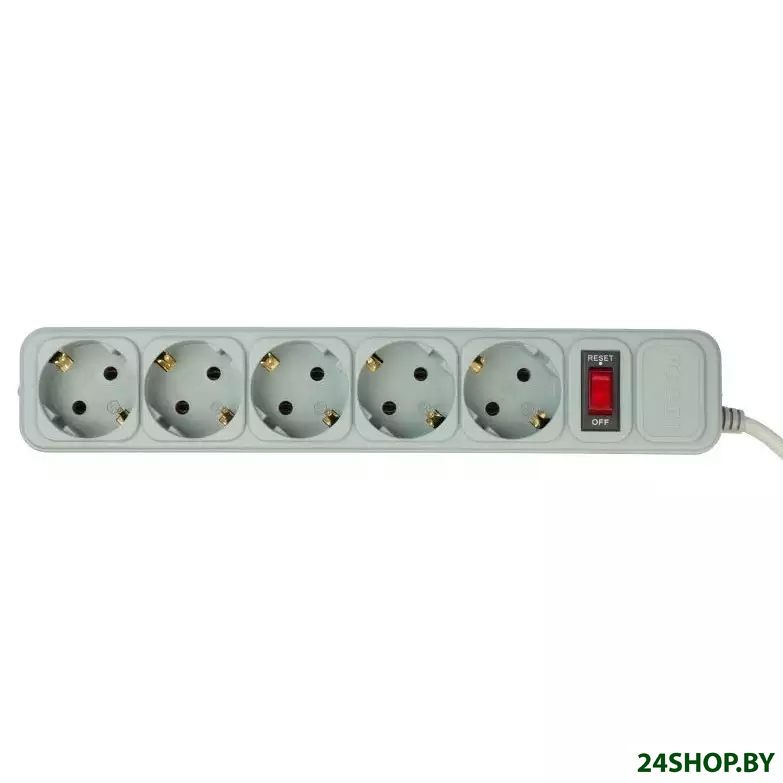 Сетевой фильтр PC Pet AP01006-5-GR 5 м (5 розеток) серый Сетевой фильтр PC Pet AP01006-5-GR 5 м (5 розеток) серый