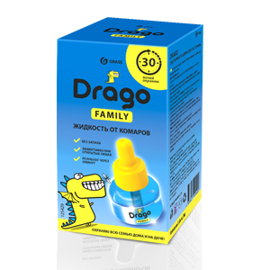 GraSS Drago Жидкость от комаров, 30мл GraSS Drago Жидкость от комаров, 30мл