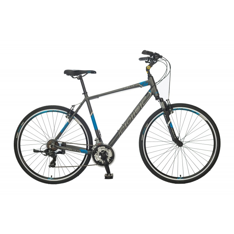 Велосипед Polar Bike Helix (L, серый/синий) Велосипед Polar Bike Helix (L, серый/синий)