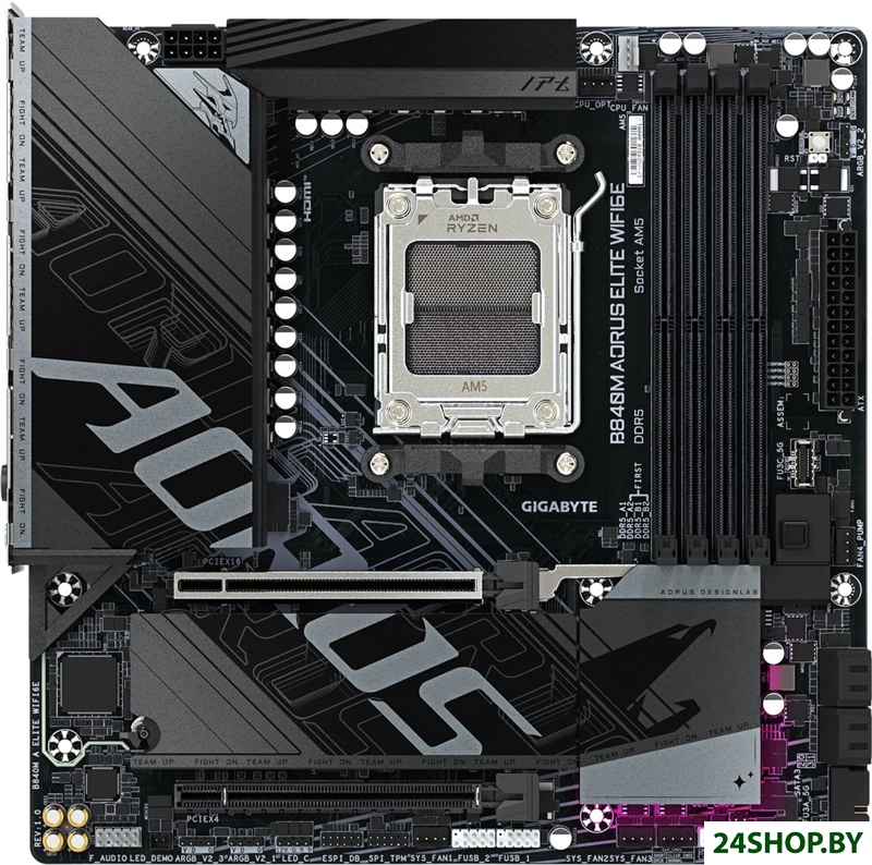 Материнская плата Gigabyte B840M Aorus Elite WiFi6e Материнская плата Gigabyte B840M Aorus Elite WiFi6e