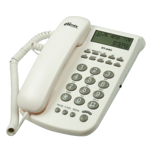 Проводной телефон Ritmix RT-440 (белый) Проводной телефон Ritmix RT-440 (белый)