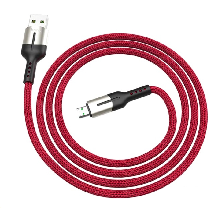Кабель Hoco U68 Gusto microUSB (красный) Кабель Hoco U68 Gusto microUSB (красный)