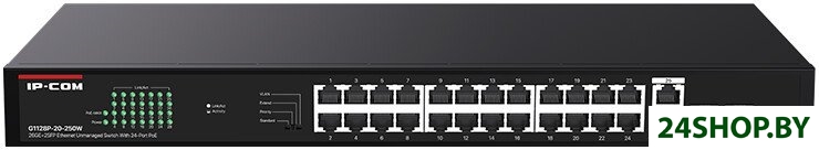 Неуправляемый коммутатор IP-COM G1128P-24-250W Неуправляемый коммутатор IP-COM G1128P-24-250W