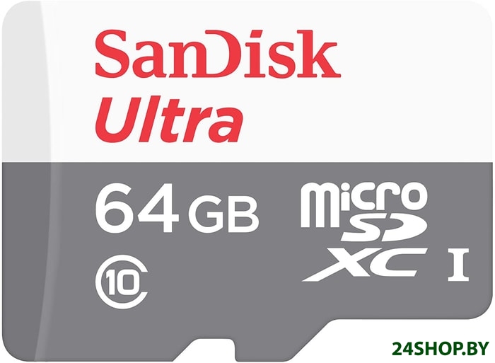 Карта памяти SanDisk Ultra SDSQUNR-064G-GN3MN microSDXC 64GB Карта памяти SanDisk Ultra SDSQUNR-064G-GN3MN microSDXC 64GB