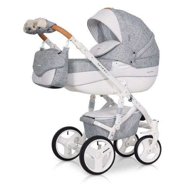 Универсальная коляска RIKO Brano Luxe (3 в 1, grey fox) Универсальная коляска RIKO Brano Luxe (3 в 1, grey fox)