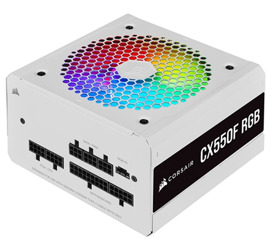 Блок питания Corsair CX550F RGB White CP-9020225-EU Блок питания Corsair CX550F RGB White CP-9020225-EU