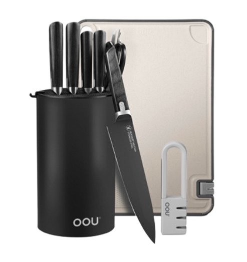 Набор ножей OOU Black Jane UC4225 из 9 предметов Набор ножей OOU Black Jane UC4225 из 9 предметов