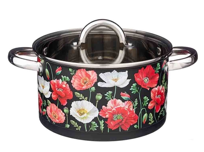 Кастрюля Agness Маки 916-307 Кастрюля Agness Маки 916-307