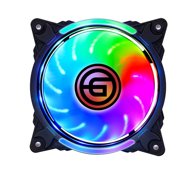 Вентилятор для корпуса Ginzzu RGB 12R4 M (17565) Вентилятор для корпуса Ginzzu RGB 12R4 M (17565)