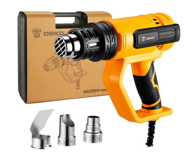Фен строительный DEKO HG2300W (кейс) (063-4262) Фен строительный DEKO HG2300W (кейс) (063-4262)