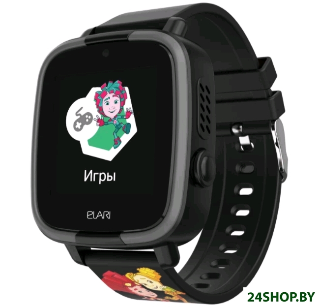Умные часы ELARI FixiTime Fun (черный) Умные часы ELARI FixiTime Fun (черный)
