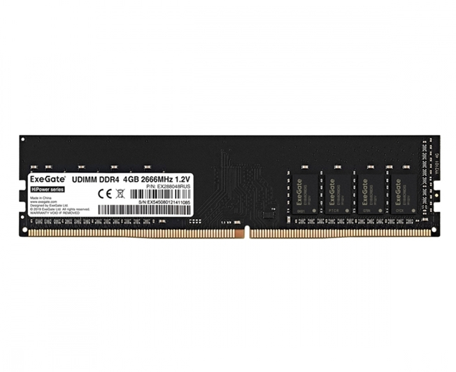 Оперативная память ExeGate Value Special 16GB DDR4 PC4-21300 EX287014RUS Оперативная память ExeGate Value Special 16GB DDR4 PC4-21300 EX287014RUS