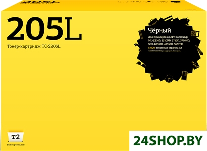 Тонер-картридж T2 TC-S205L (аналог Samsung MLT-D205L) Тонер-картридж T2 TC-S205L (аналог Samsung MLT-D205L)