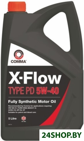Моторное масло Comma X-Flow Type PD 5W-40 5л Моторное масло Comma X-Flow Type PD 5W-40 5л
