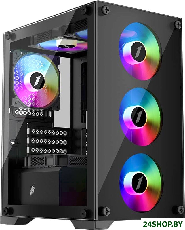 Корпус 1stPlayer FireBase X2-M X2-M-4F1 Корпус 1stPlayer FireBase X2-M X2-M-4F1
