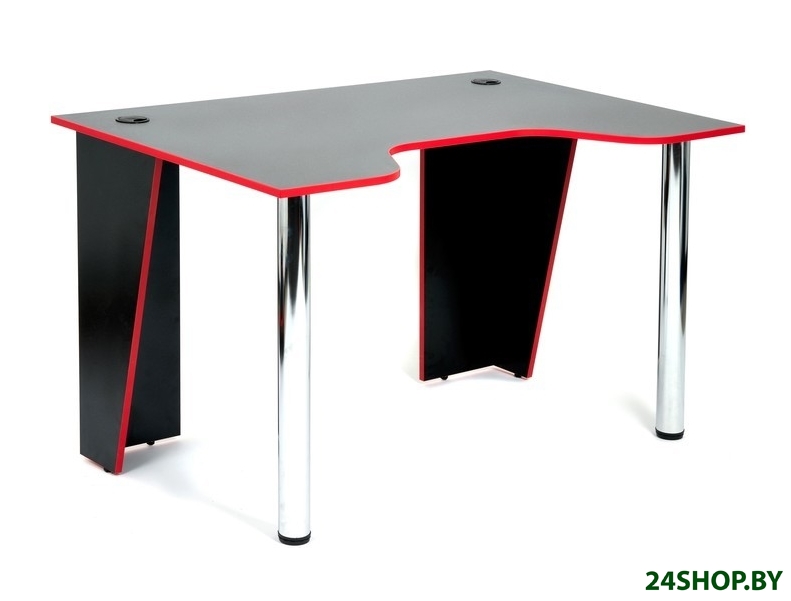 Стол TetChair Strike-1 120 Neo (черный, красная кромка) Стол TetChair Strike-1 120 Neo (черный, красная кромка)
