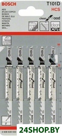 Набор пильных полотен Bosch 2608630032 (5 предметов) Набор пильных полотен Bosch 2608630032 (5 предметов)