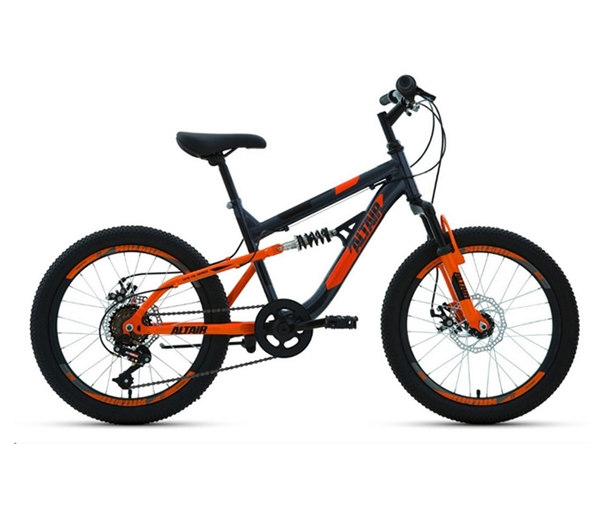 Велосипед Altair MTB FS 20 D (2022, темно-серый/оранжевый) (RBK22AL20049) Велосипед Altair MTB FS 20 D (2022, темно-серый/оранжевый) (RBK22AL20049)