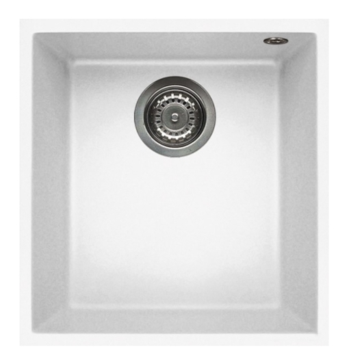 Кухонная мойка Elleci Quadra 100 Undermount White K96 Кухонная мойка Elleci Quadra 100 Undermount White K96