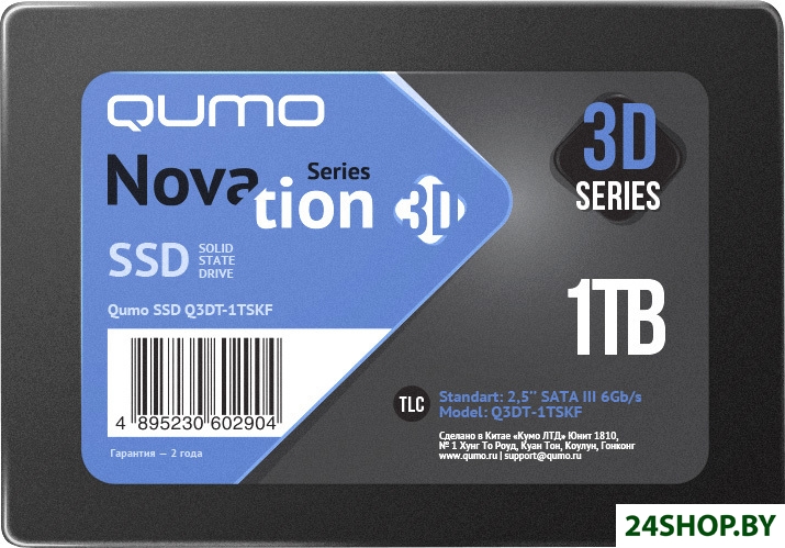 SSD QUMO Novation 3D TLC 1TB Q3DT-1TSCY SSD QUMO Novation 3D TLC 1TB Q3DT-1TSCY