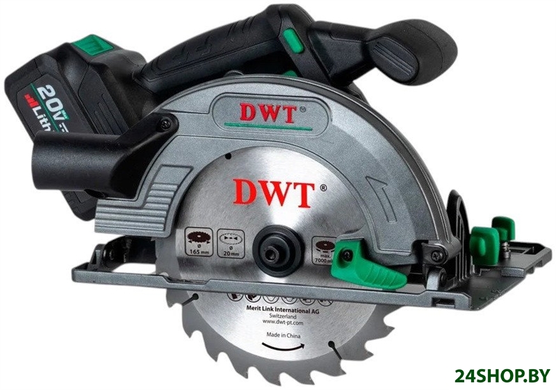 Дисковая (циркулярная) пила DWT AHKP-20-165 DN-4 BMC (с 2-мя АКБ, кейс) Дисковая (циркулярная) пила DWT AHKP-20-165 DN-4 BMC (с 2-мя АКБ, кейс)