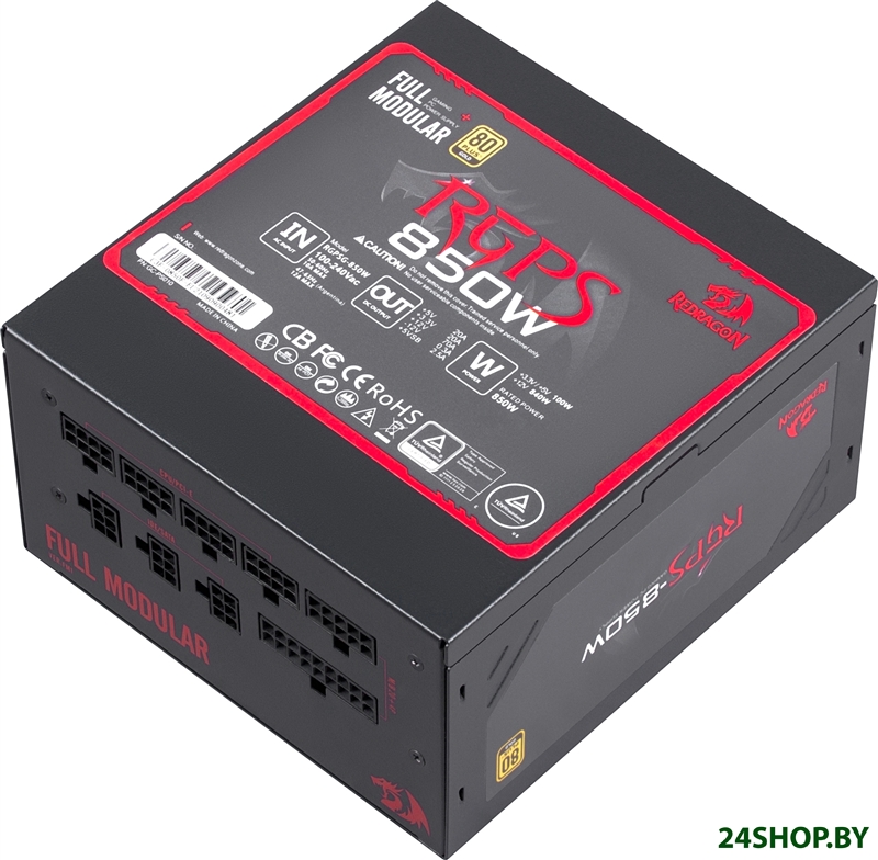Блок питания Redragon RGPS-850W (70489) Блок питания Redragon RGPS-850W (70489)