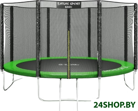 Батут ATLAS SPORT 404 см (13ft) Basic GREEN Батут ATLAS SPORT 404 см (13ft) Basic GREEN