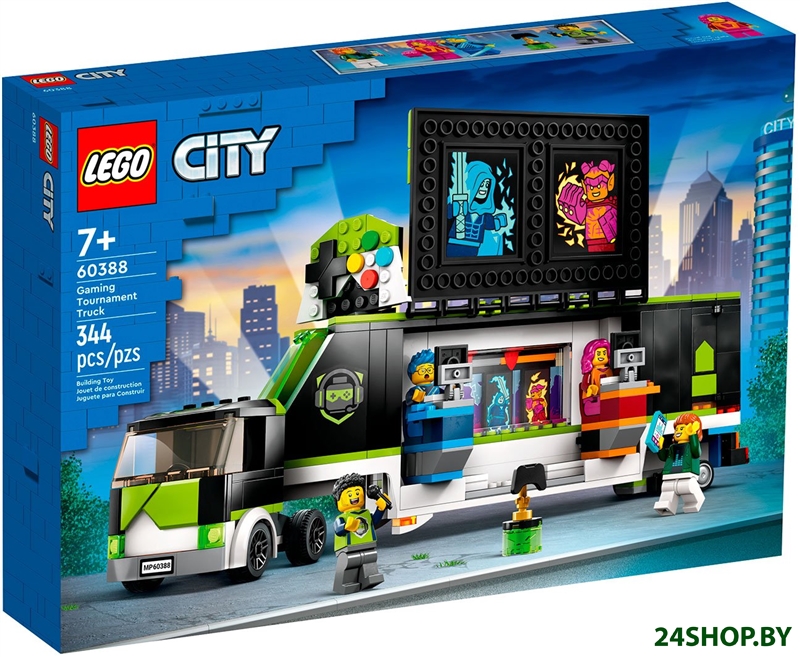 Конструктор LEGO City 60388 Геймерский грузовик для турниров Конструктор LEGO City 60388 Геймерский грузовик для турниров