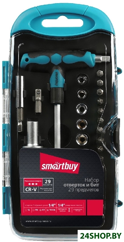 Набор инструмента SmartBuy SBT-SCBS-29P1 (29 предметов) Набор инструмента SmartBuy SBT-SCBS-29P1 (29 предметов)