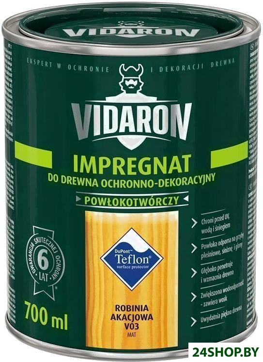 Пропитка Vidaron Impregnant V03 0.7 л (белая акация) Пропитка Vidaron Impregnant V03 0.7 л (белая акация)